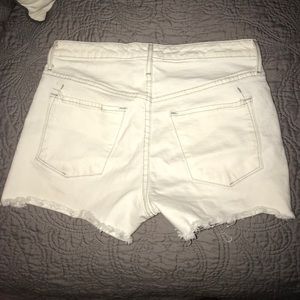 White Mossimo high waisted shorts